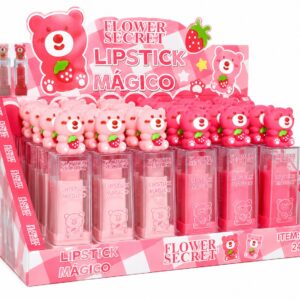 LABIAL CAMBIA COLOR*S04F*24 PCS DE 4GRS C/U