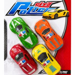 AUTOS SET 4PCS*788275*CITY POLICE FRICC