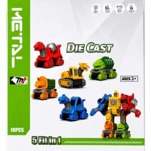 DINOSAURIO DIDACTICO*789601*DIE CAST 5 IN 1